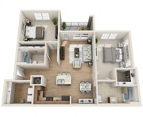Floor plan B1-M