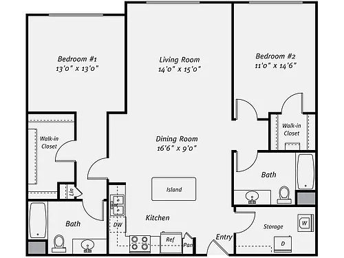 Floor plan B17