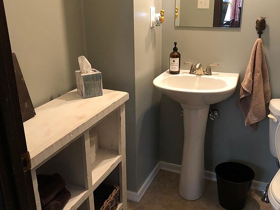 Half Bath on First Floor