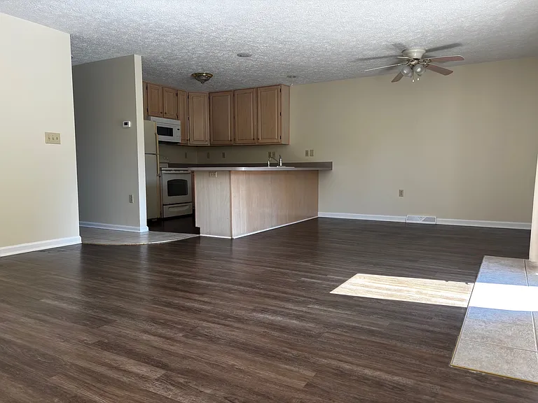 Living Room, Dining Area and Kitchen