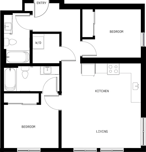 Floor plan B1 MFTE