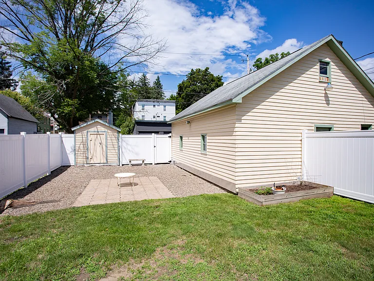 Lovely private fenced backyard