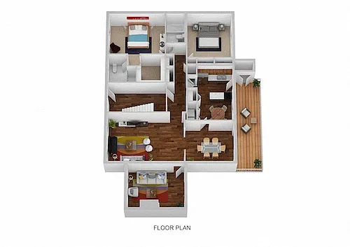 Floor plan Blair I & II