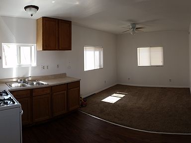Kitchen and living room