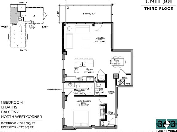 4th image of 303 Detroit St Suite 301