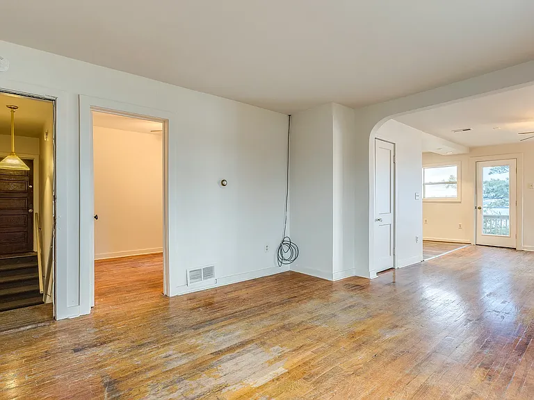 Front door into living area