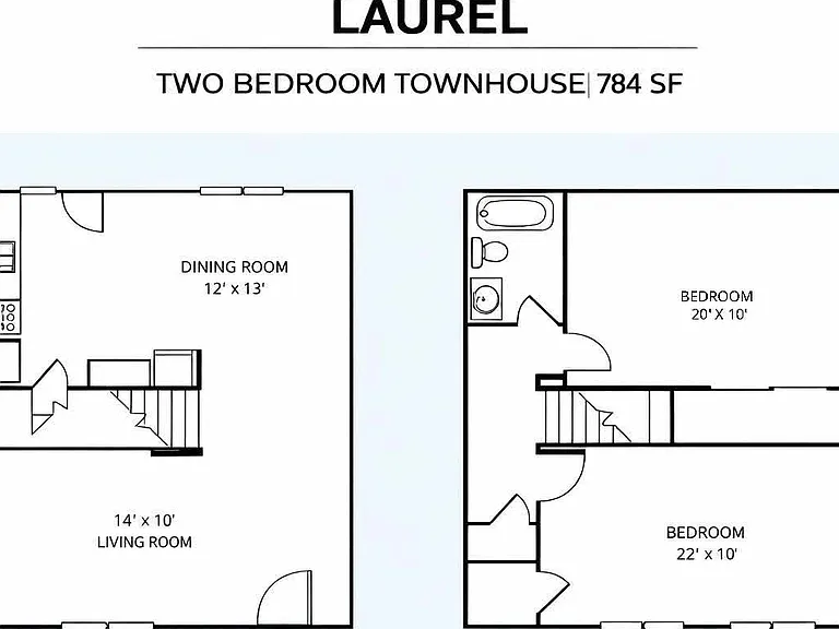 Laurel Floorplan Laurel Floorplan