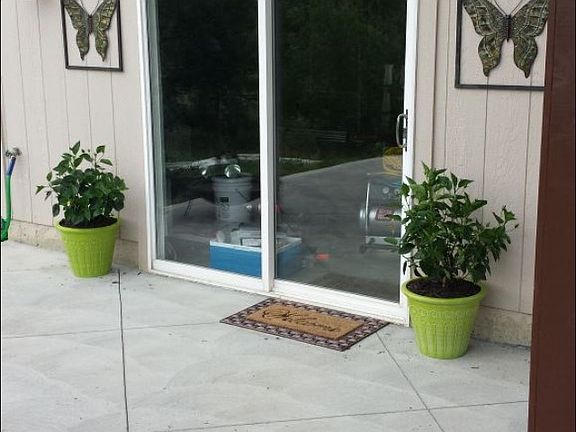 Walk out basement to patio