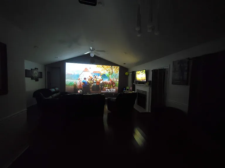 Projector Mount with HDMI wiring.