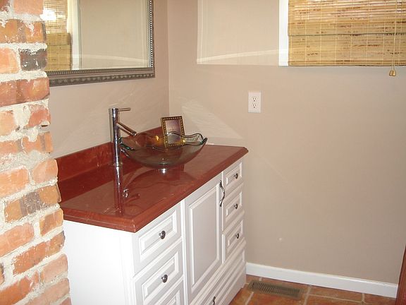 Bathroom with Marble Vanity Top