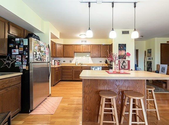 The Kitchen is open to the living room/dining room.