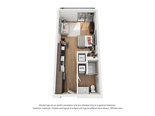 Floor plan Studio S3