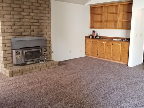 Family room with bar.