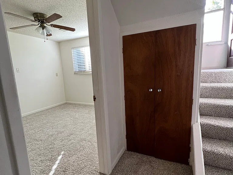 storage under the stairs
