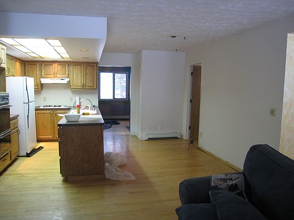View into kitchen