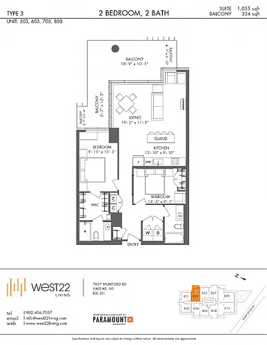Floor plan 503
