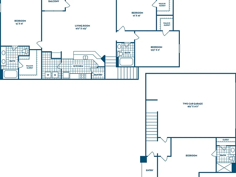 4 Bedroom | 3 Bath | 1613 SF | Attached Garage 4 Bedroom | 3 Bath | 1613 SF | Attached Garage