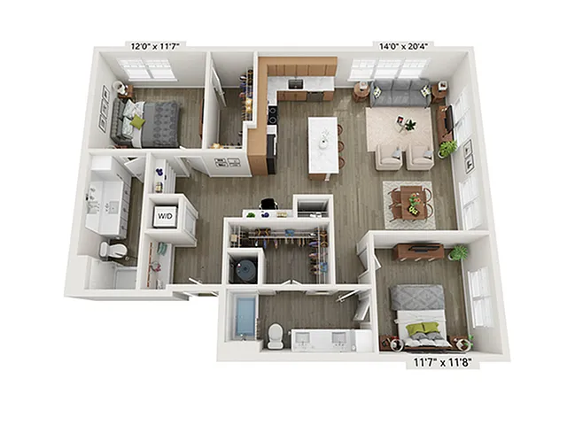 Floor plan 2x2F