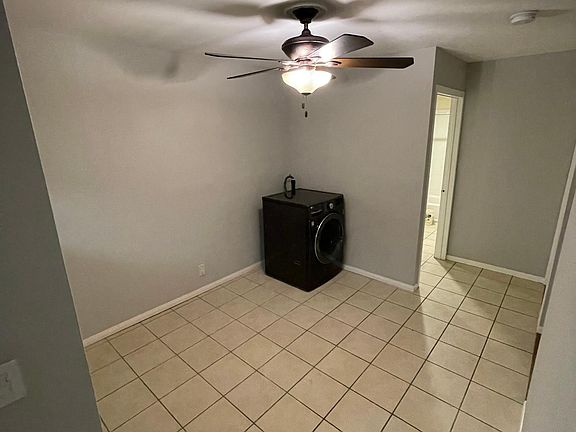 Dining Room with Washer and Dryer