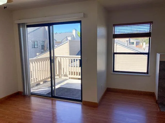 Sliding doors to Deck