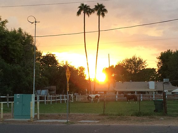 West view from property.