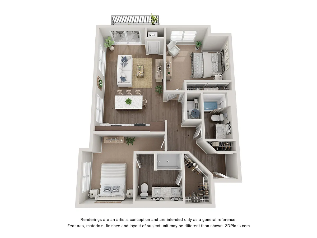 Floor plan B7