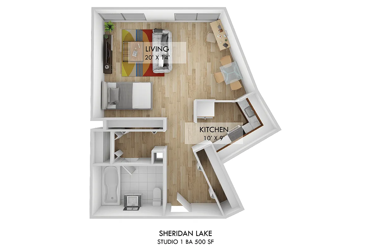 Floor plan Studio