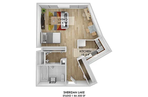Floor plan Studio
