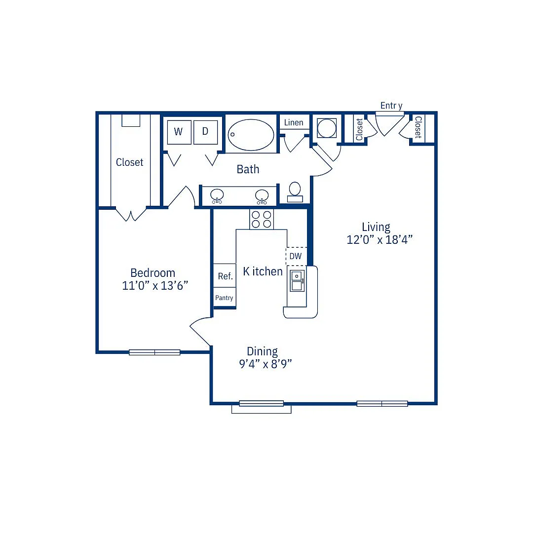 Floor plan 1-1 C2