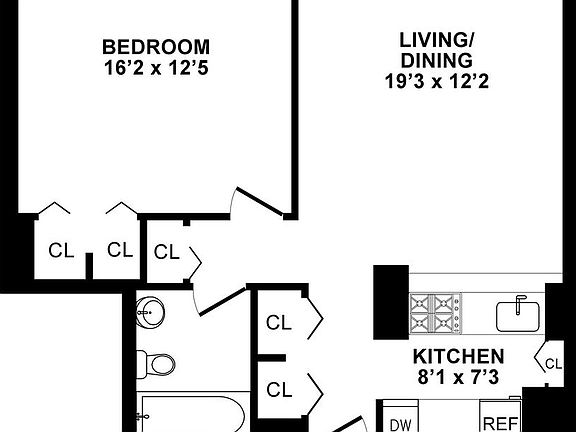 2nd image of 230 W 55th St APT 14E