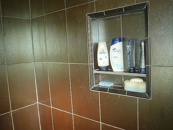 Master shower