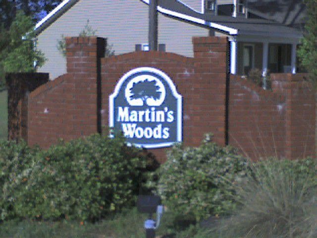 Entrance to subdivision