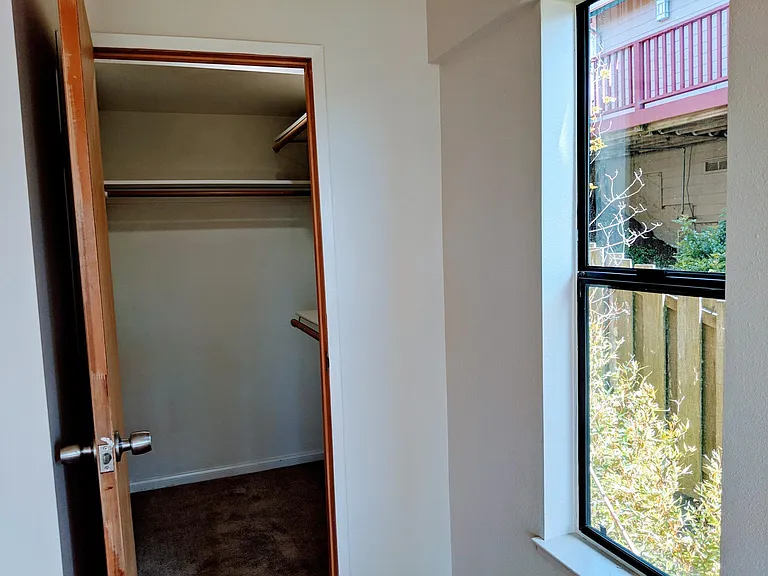 Bedroom walk-in closet