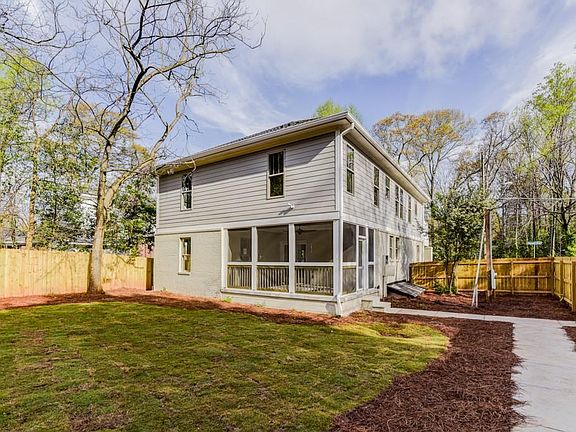 Fenced-in back and side yards, screened in porch