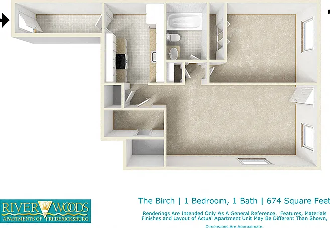 Riverwoods Apartments of Fredericksburg — Photo 11
