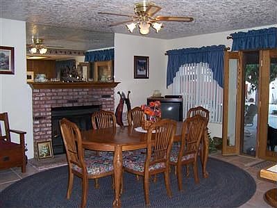 Warm dinning area