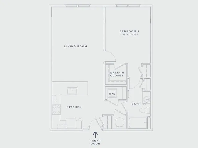 Floor plan A1C