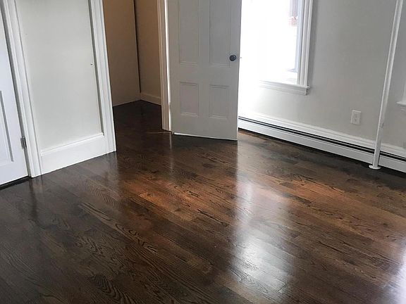 Bedroom with walk in closet
