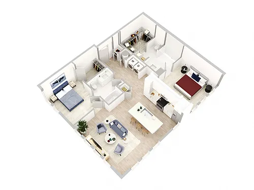 Floor plan Basquiat
