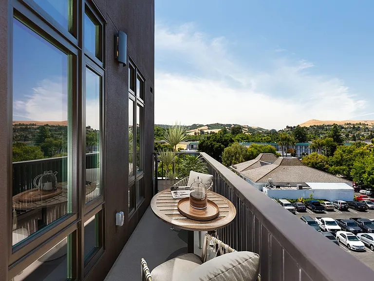 Private balcony with views (select apartments)