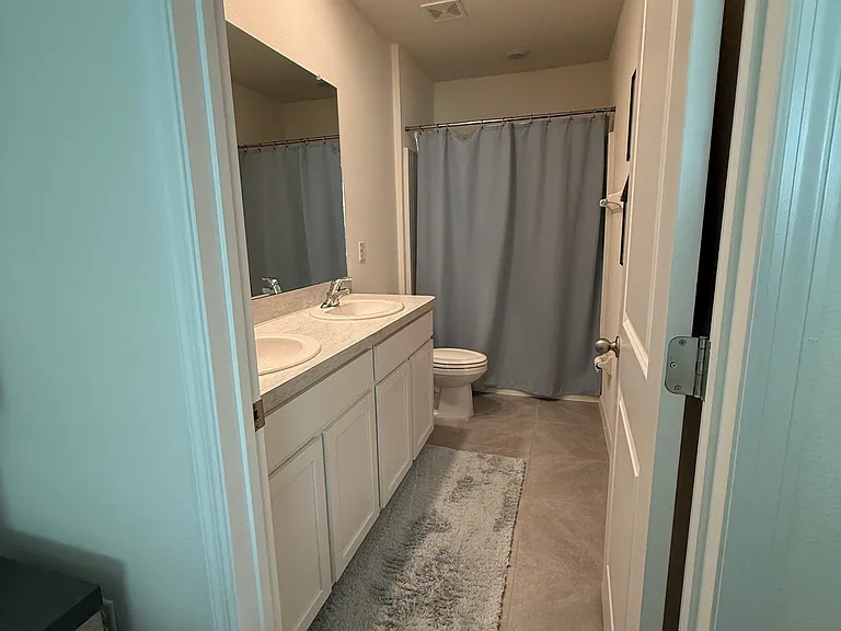 Master Bathroom - walk-in shower & 2 sink vanity