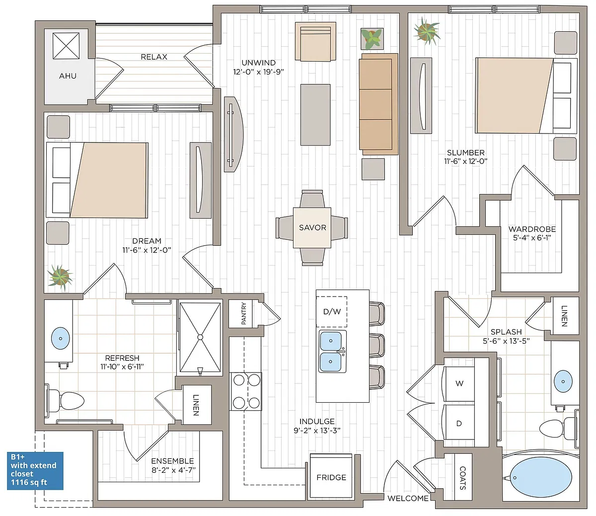 Floor plan B1