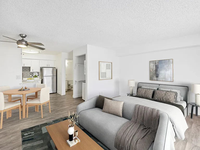Studio - This floor plan offers ample living space.