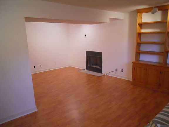 Basement Den with Fireplace