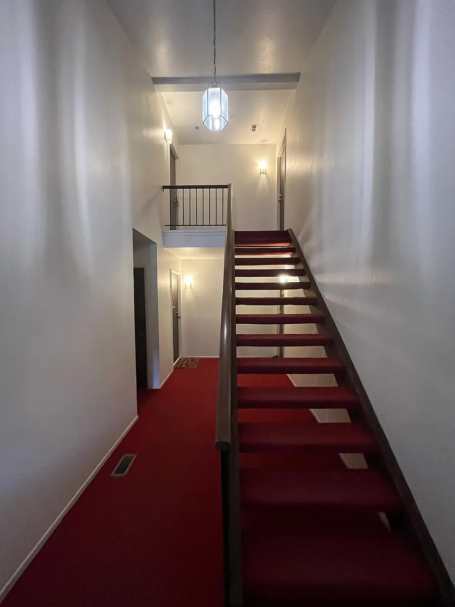 Hallway - Stairs leading up to the unit - 355 Lambert Dr #D2