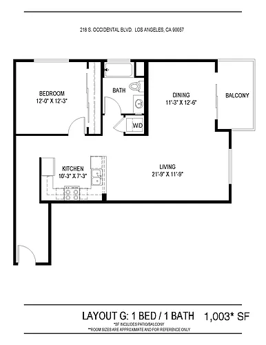 Floor plan G
