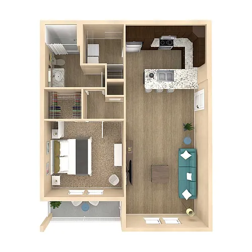 Floor plan A1B