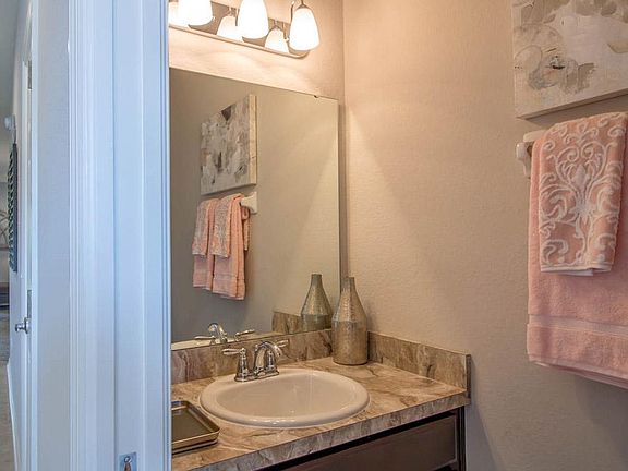 Convenient downstairs powder room - New townhome for sale in Sarasota