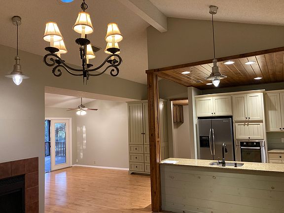 View of Living Room and Kitchen from the dining room.