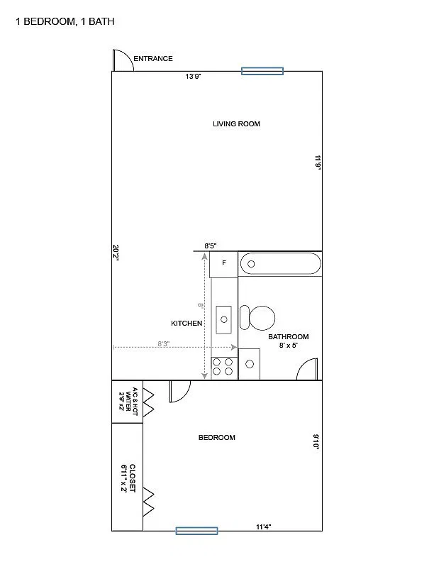 Floor plan Small 1